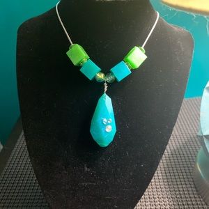 Handcrafted resin necklace